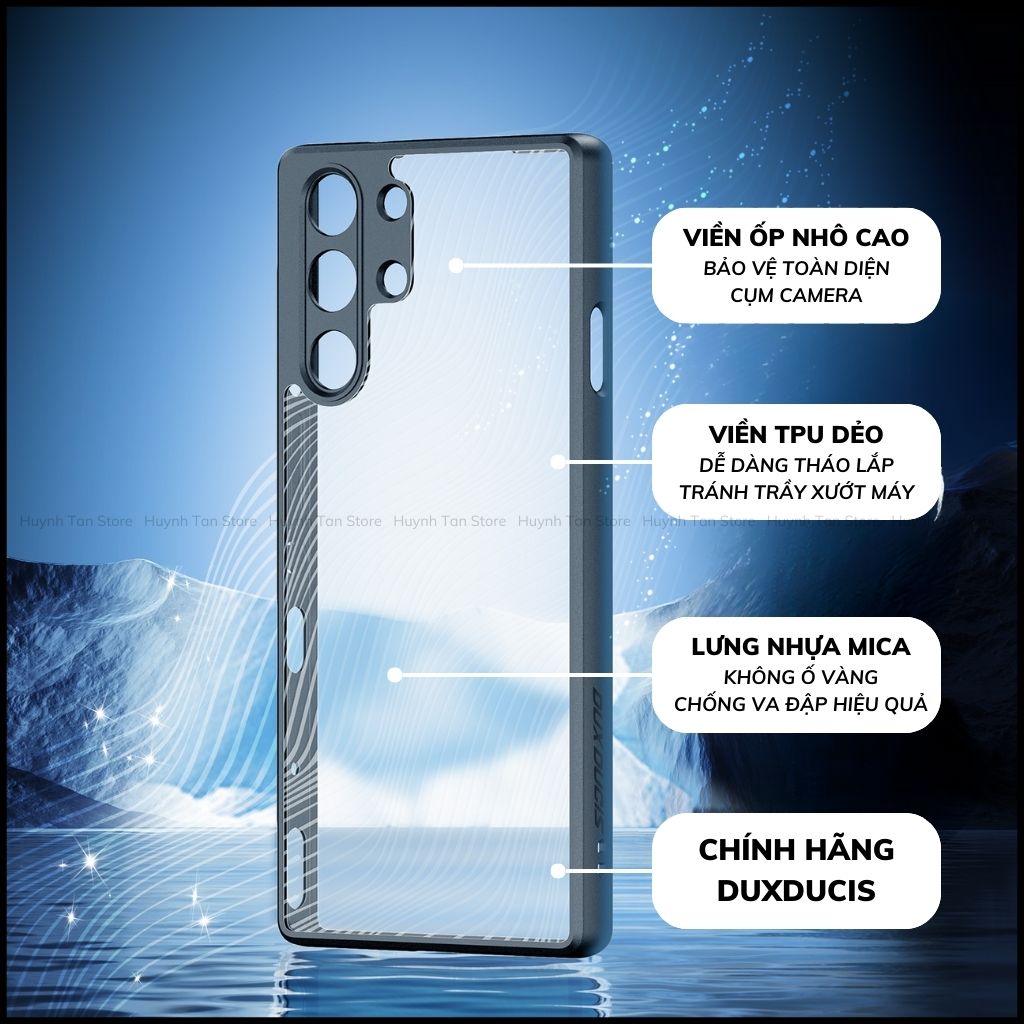 Ốp lưng zte nubia redmagic 10 pro aimo chính hãng duxducis chống va đập trong suốt không ố vàng