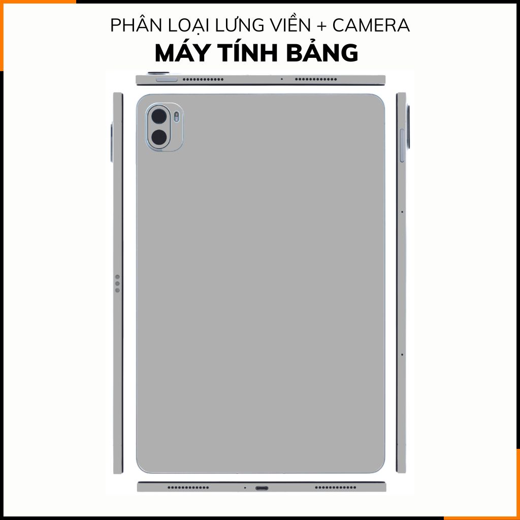 Dán skin máy tính bảng xiaomi, huawei, oppo, lenovo, google, microsoft, vivo  full body và camera chính hãng ORAFOL nhập khẩu từ ĐỨC MÁY TÍNH BẢNG  - PASTEL BLACK -  SK A02 08 phụ kiện điện thoại huỳnh tân store