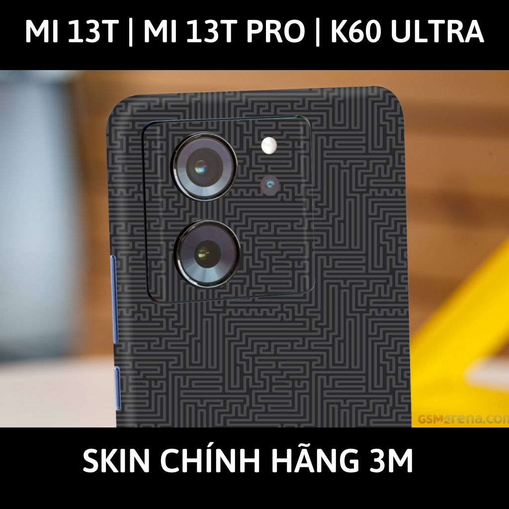 Dán skin điện thoại Mi 13T | Mi 13T Pro  | K60 Ultra full body và camera nhập khẩu chính hãng USA phụ kiện điện thoại huỳnh tân store -  PATTEN TEXTURE 03 - Warp Skin Collection