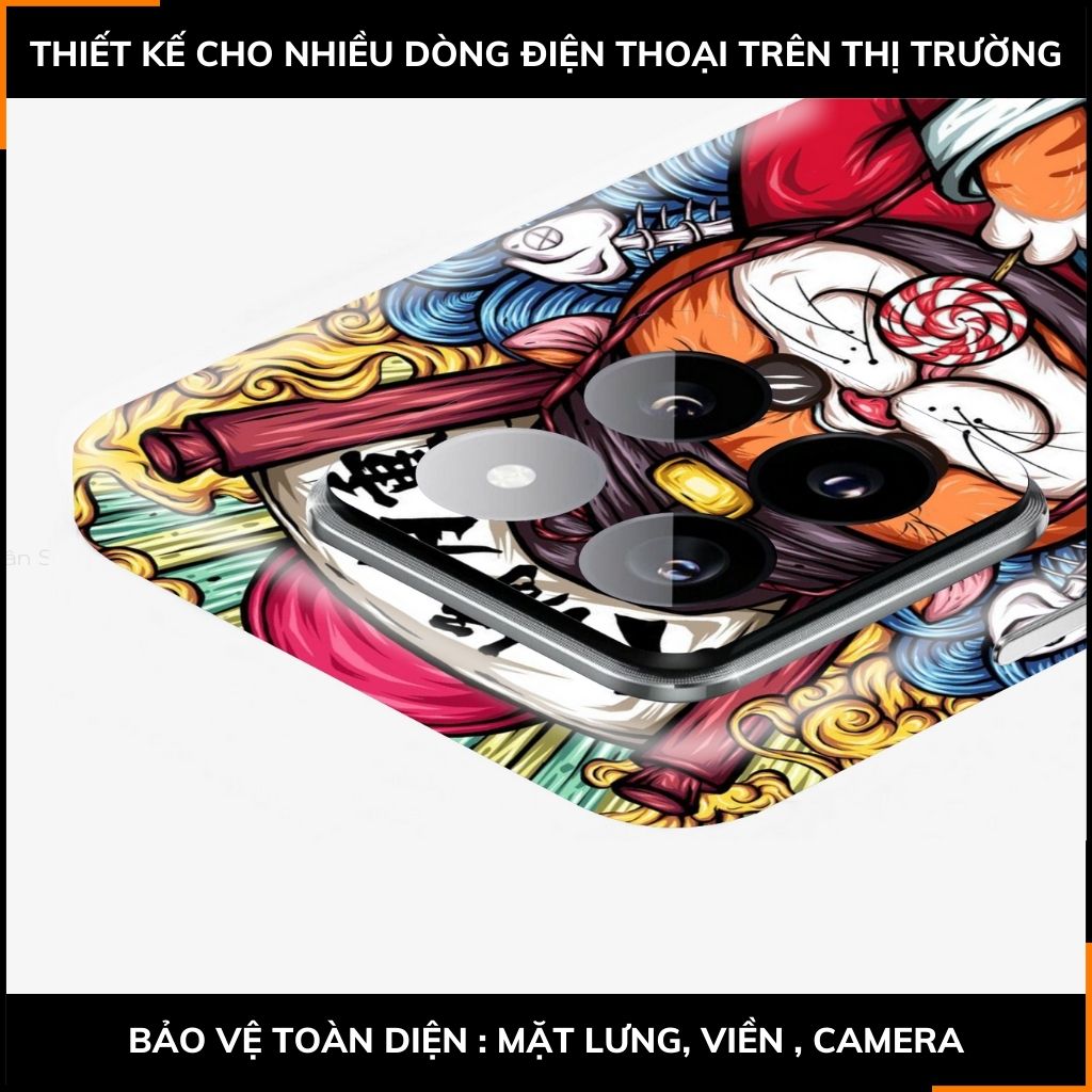 Dán skin điện thoại Xiaomi Mi 14 , Mi 14 Pro full body và camera nhập khẩu chính hãng USA in hình LUCKY CAT - SKD Y12 phụ kiện điện thoại huỳnh tân store