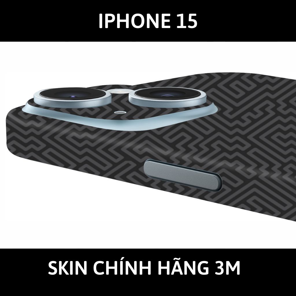 Dán skin điện thoại Iphone 15, Iphone 15 Plus full body và camera nhập khẩu chính hãng USA phụ kiện điện thoại huỳnh tân store - PATTEN TEXTURE 01 - Warp Skin Collection