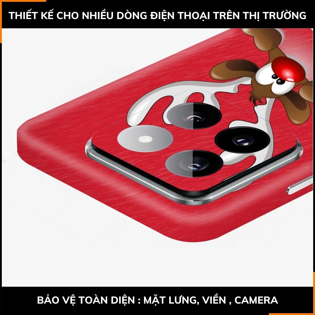 Dán skin điện thoại Xiaomi Mi 14 , Mi 14 Pro full body và camera nhập khẩu chính hãng USA in hình MERRY CHRISTMAS - SKD P04 phụ kiện điện thoại huỳnh tân store