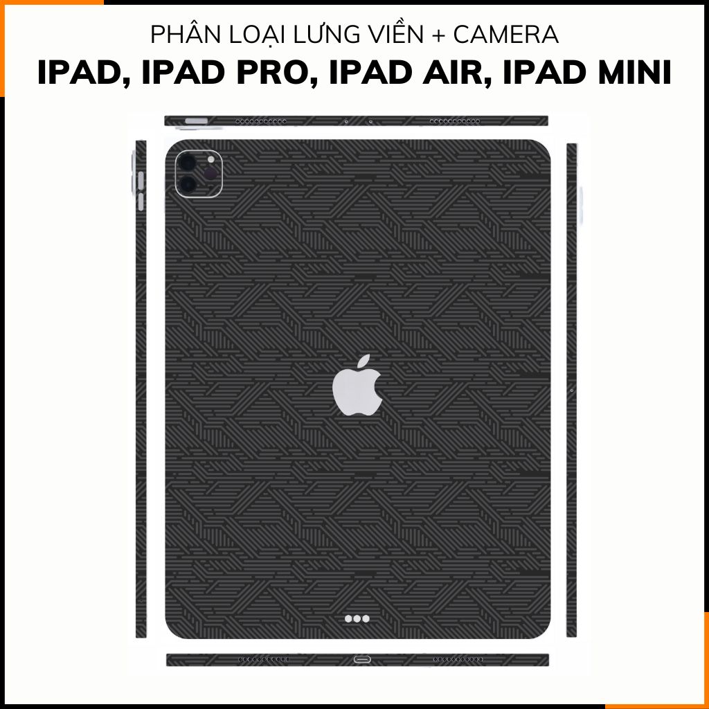 Dán skin ipad , ipad pro, ipad air , ipad mini full body và camera chính hãng 3M - PATTEN TEXTURE 02 - SK-B05-02 phụ kiện điện thoại huỳnh tân store