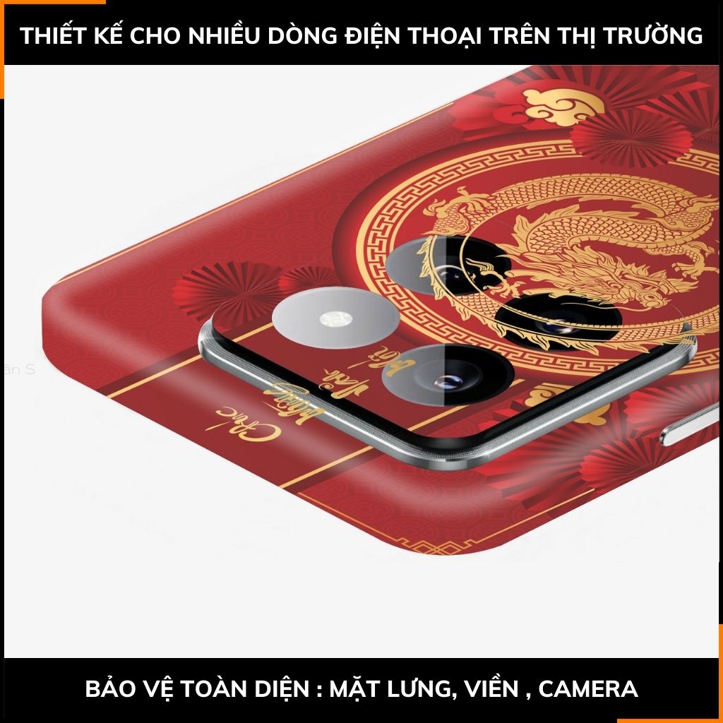 Dán skin điện thoại Xiaomi Mi 14 , Mi 14 Pro full body và camera nhập khẩu chính hãng USA in hình NEW YEAR 2024 - SKD Q35 phụ kiện điện thoại huỳnh tân store