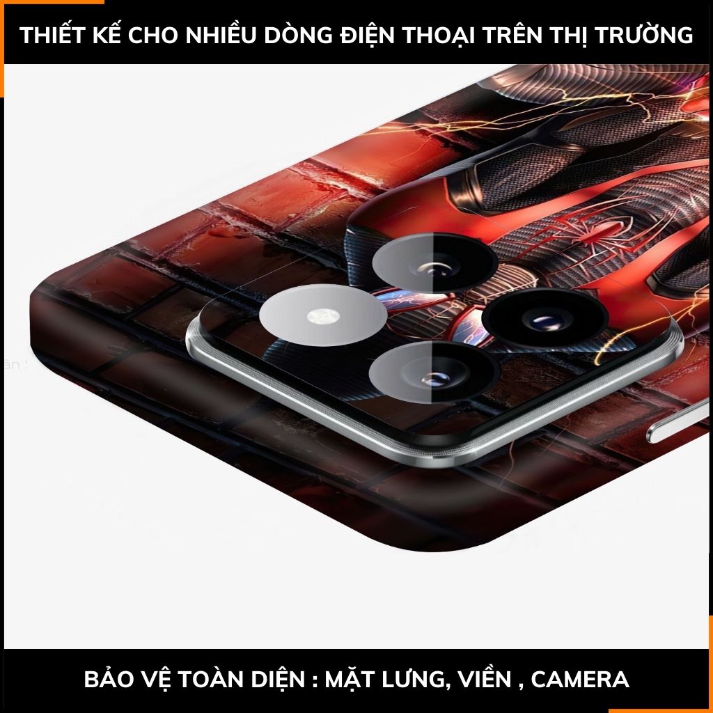 Dán skin điện thoại Xiaomi Mi 14 , Mi 14 Pro full body và camera nhập khẩu chính hãng USA in hình MERRY SPIDER MAN - SKD V03 phụ kiện điện thoại huỳnh tân store