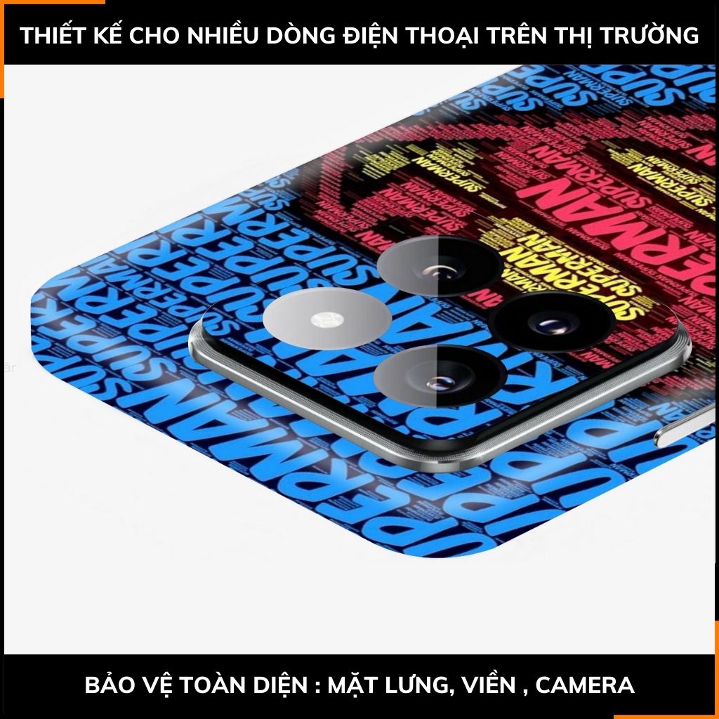Dán skin điện thoại Xiaomi Mi 14 , Mi 14 Pro full body và camera nhập khẩu chính hãng USA in hình SUPER MAN - SKD Z08 phụ kiện điện thoại huỳnh tân store