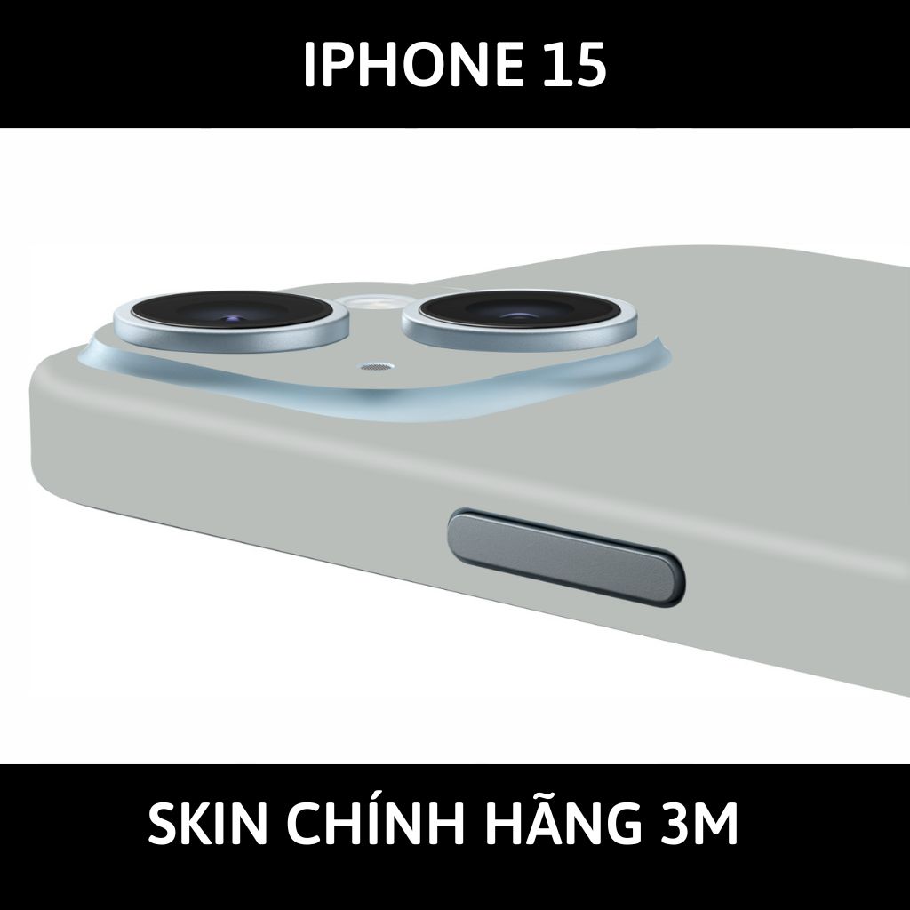 Dán skin điện thoại Iphone 15, Iphone 15 Plus full body và camera nhập khẩu chính hãng USA phụ kiện điện thoại huỳnh tân store - PASTEL BLACK - Warp Skin Collection