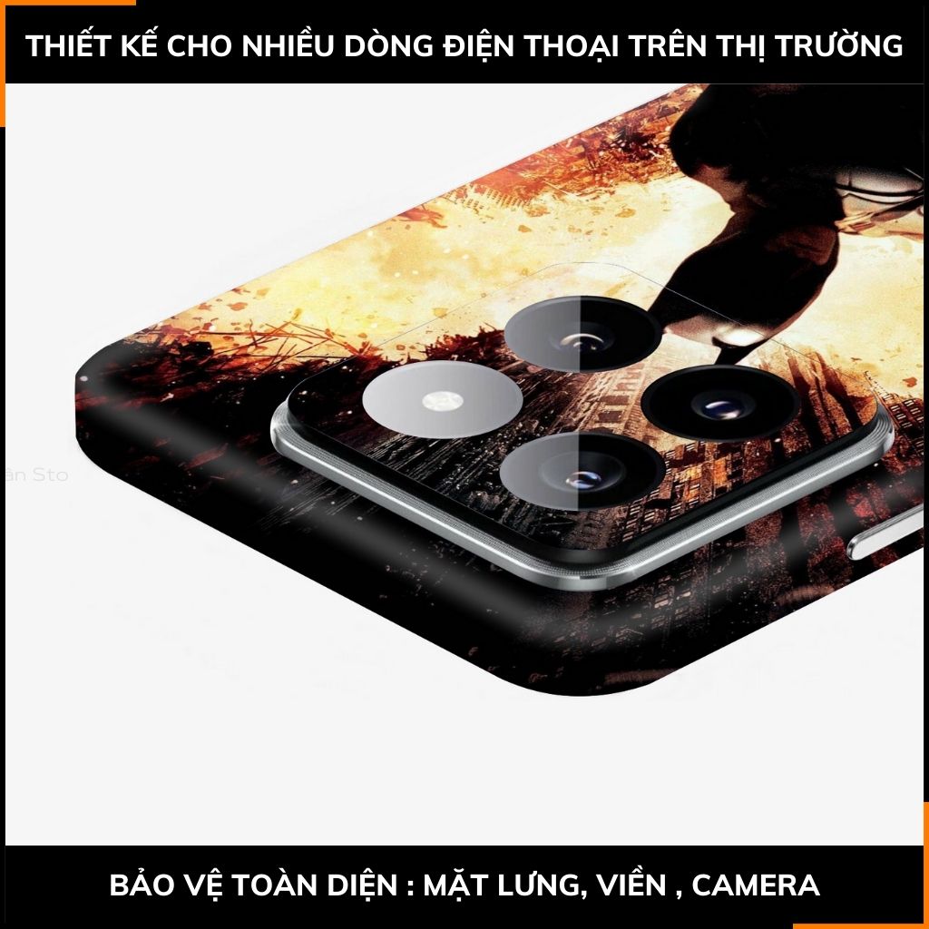 Dán skin điện thoại Xiaomi Mi 14 , Mi 14 Pro full body và camera nhập khẩu chính hãng USA in hình SUPER MAN - SKD Z03 phụ kiện điện thoại huỳnh tân store