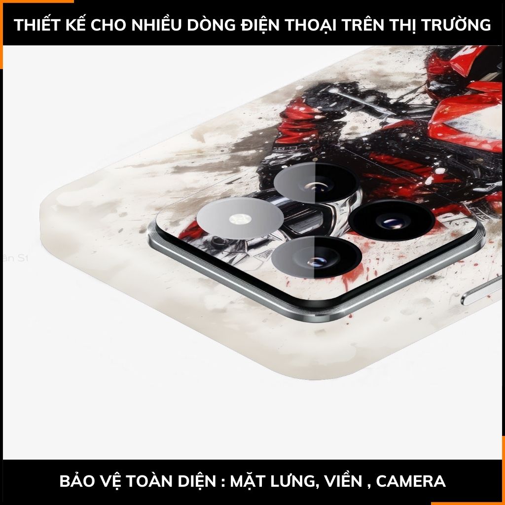 Dán skin điện thoại Xiaomi Mi 14 , Mi 14 Pro full body và camera nhập khẩu chính hãng USA in hình Motobiker - SKD C04 phụ kiện điện thoại huỳnh tân store