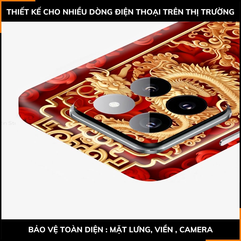 Dán skin điện thoại Xiaomi Mi 14 , Mi 14 Pro full body và camera nhập khẩu chính hãng USA in hình NEW YEAR 2024 - SKD Q12 phụ kiện điện thoại huỳnh tân store