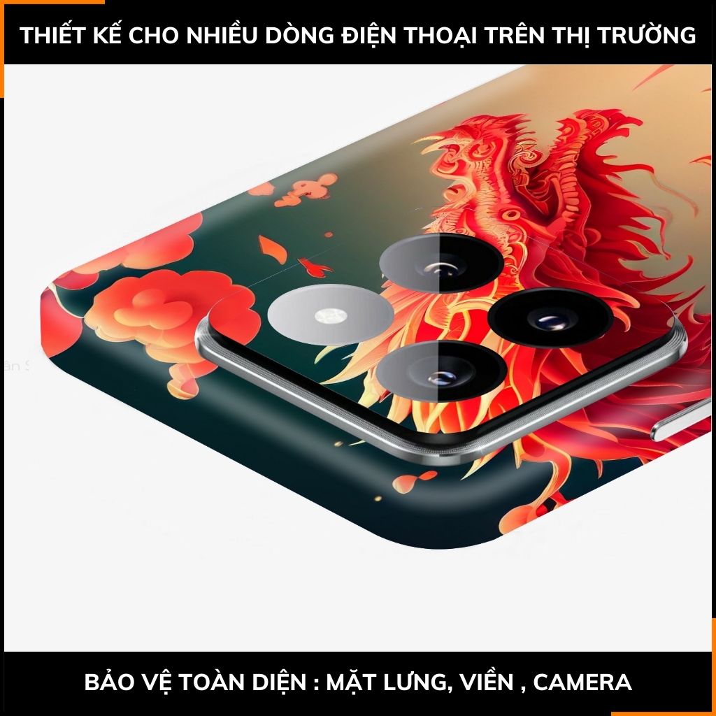 Dán skin điện thoại Xiaomi Mi 14 , Mi 14 Pro full body và camera nhập khẩu chính hãng USA in hình NEW YEAR 2024 - SKD Q13 phụ kiện điện thoại huỳnh tân store