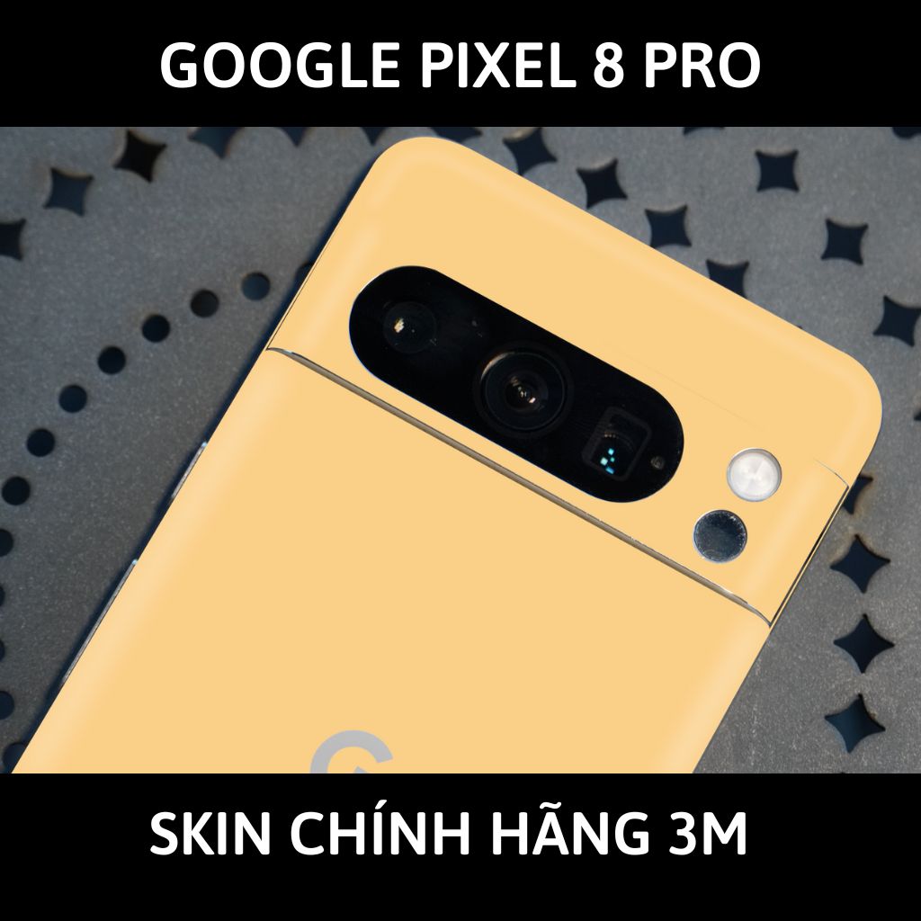 Dán skin điện thoại Pixel 8, Pixel 8 Pro full body và camera nhập khẩu chính hãng USA phụ kiện điện thoại huỳnh tân store - PASTEL YELLOW - Warp Skin Collection