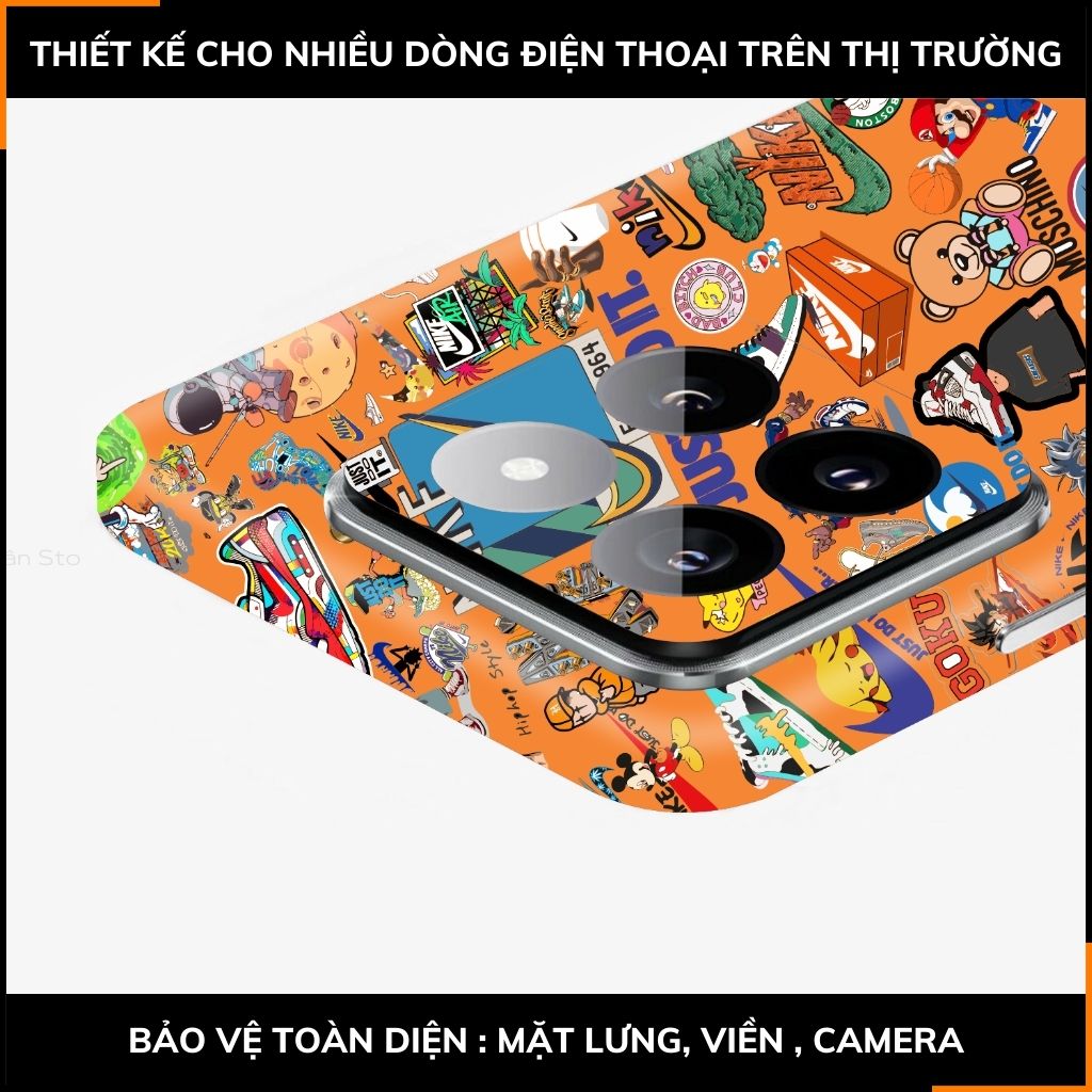 Dán skin điện thoại Xiaomi Mi 14 , Mi 14 Pro full body và camera nhập khẩu chính hãng USA in hình STICKER BOOM - SKD L08 phụ kiện điện thoại huỳnh tân store