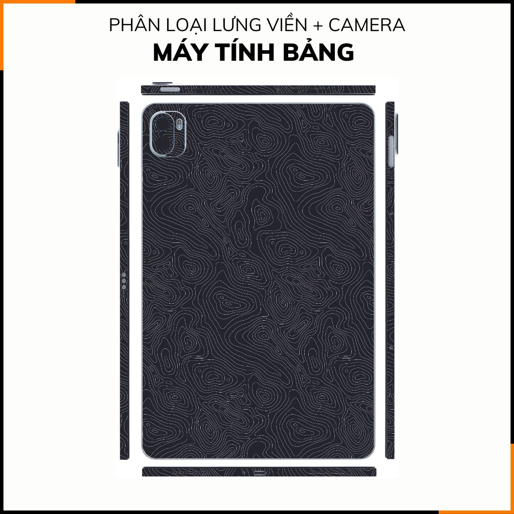 Dán skin máy tính bảng xiaomi, huawei, oppo, lenovo, google, microsoft, vivo  full body và camera chính hãng ORAFOL nhập khẩu từ ĐỨC MÁY TÍNH BẢNG  - MAP BLACK -  SK B13 02 phụ kiện điện thoại huỳnh tân store