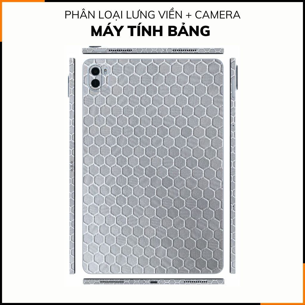 Dán skin máy tính bảng xiaomi, huawei, oppo, lenovo, google, microsoft, vivo  full body và camera chính hãng ORAFOL nhập khẩu từ ĐỨC MÁY TÍNH BẢNG  - HONEYCOMB WHITE -  SK B11 04 phụ kiện điện thoại huỳnh tân store