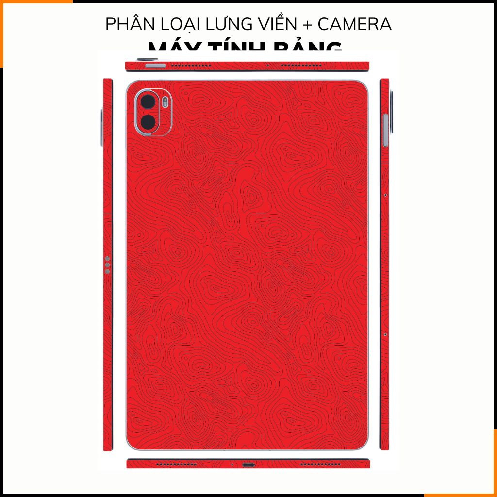 Dán skin máy tính bảng xiaomi, huawei, oppo, lenovo, google, microsoft, vivo  full body và camera chính hãng ORAFOL nhập khẩu từ ĐỨC MÁY TÍNH BẢNG  - MAP RED -  SK B13 01 phụ kiện điện thoại huỳnh tân store