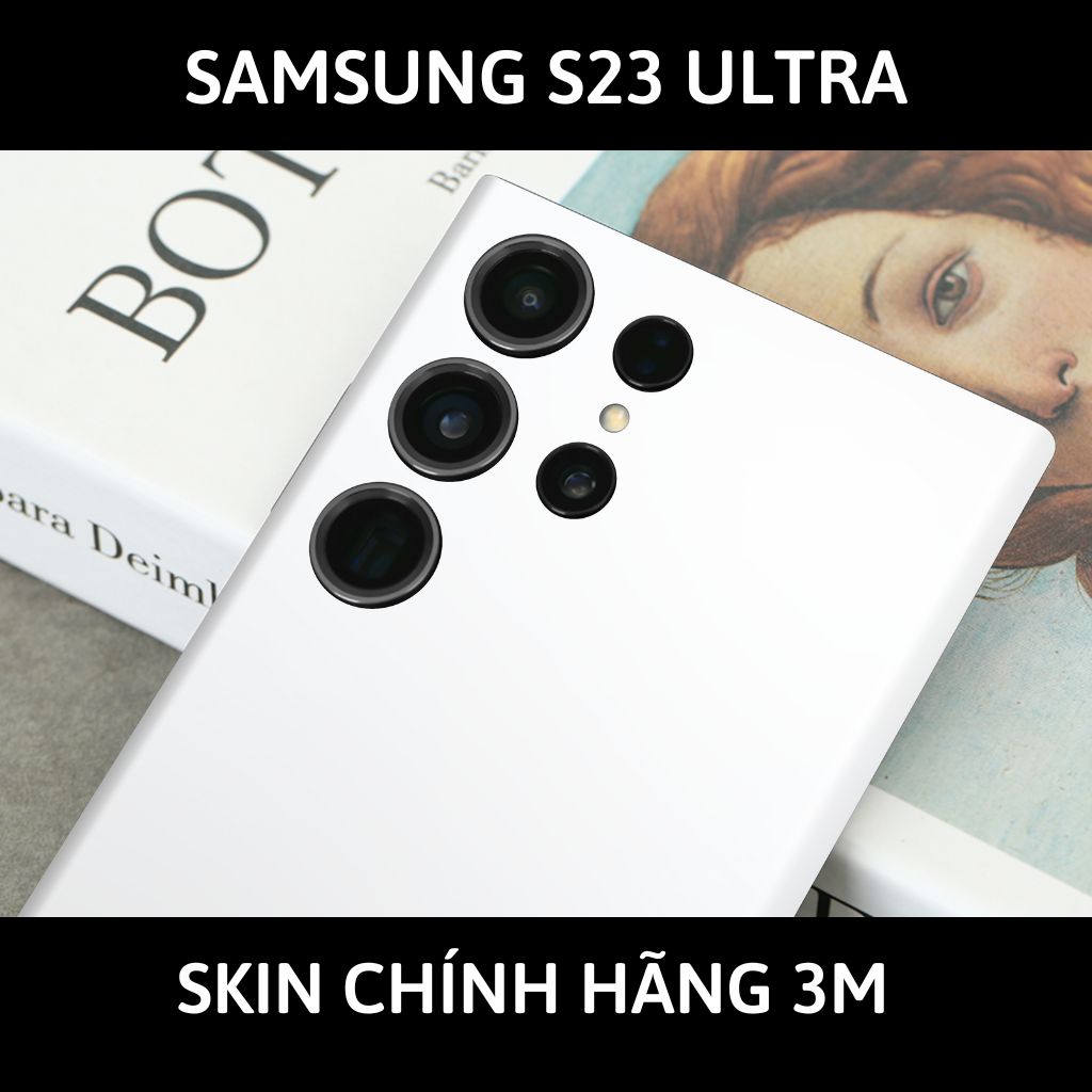 Dán skin điện thoại Samsung S23 Ultra full body và camera nhập khẩu chính hãng USA phụ kiện điện thoại huỳnh tân store - BẠC - SK A05 05 - Warp Skin Collection
