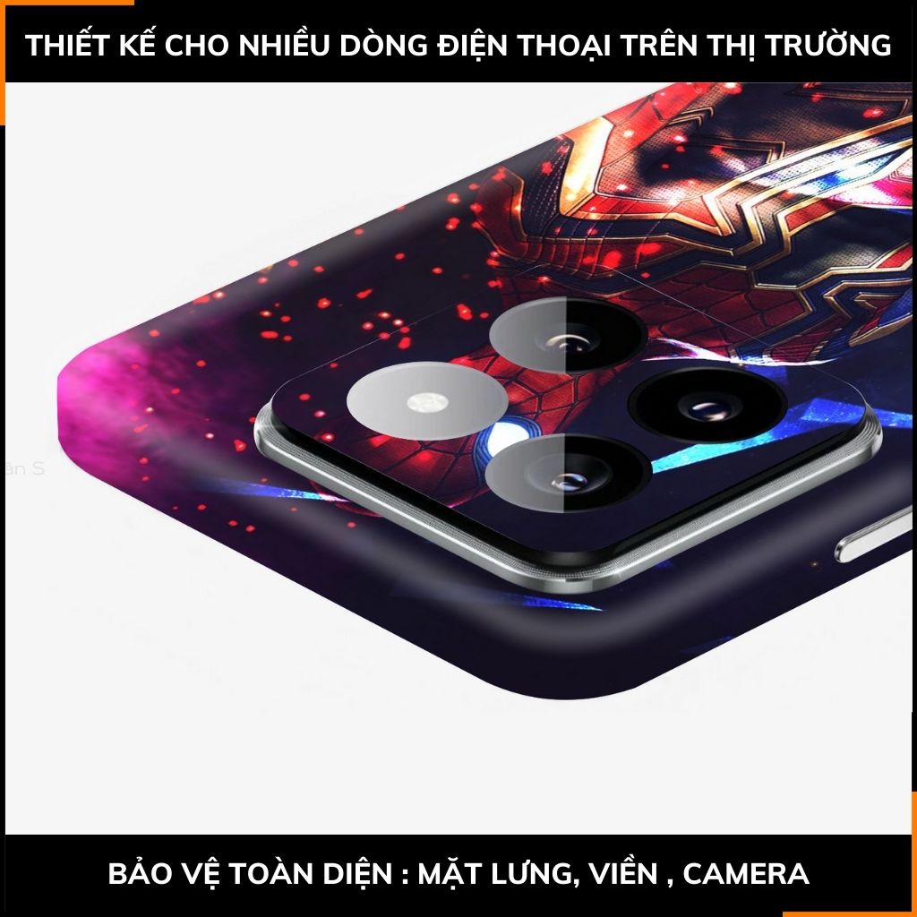 Dán skin điện thoại Xiaomi Mi 14 , Mi 14 Pro full body và camera nhập khẩu chính hãng USA in hình MERRY SPIDER MAN - SKD V05 phụ kiện điện thoại huỳnh tân store
