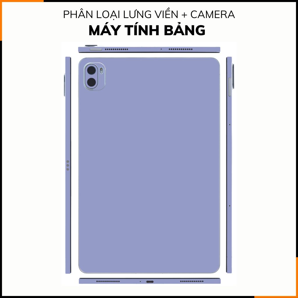 Dán skin máy tính bảng xiaomi, huawei, oppo, lenovo, google, microsoft, vivo  full body và camera chính hãng ORAFOL nhập khẩu từ ĐỨC MÁY TÍNH BẢNG  - PASTEL PURPLE -  SK A02 05 phụ kiện điện thoại huỳnh tân store