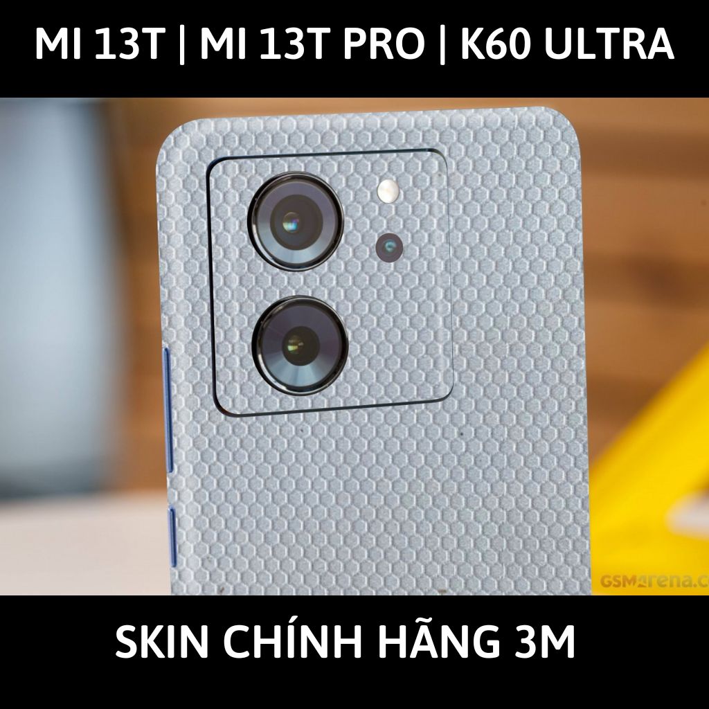 Dán skin điện thoại Mi 13T | Mi 13T Pro  | K60 Ultra full body và camera nhập khẩu chính hãng USA phụ kiện điện thoại huỳnh tân store - MATRIX WHITE - Warp Skin Collection