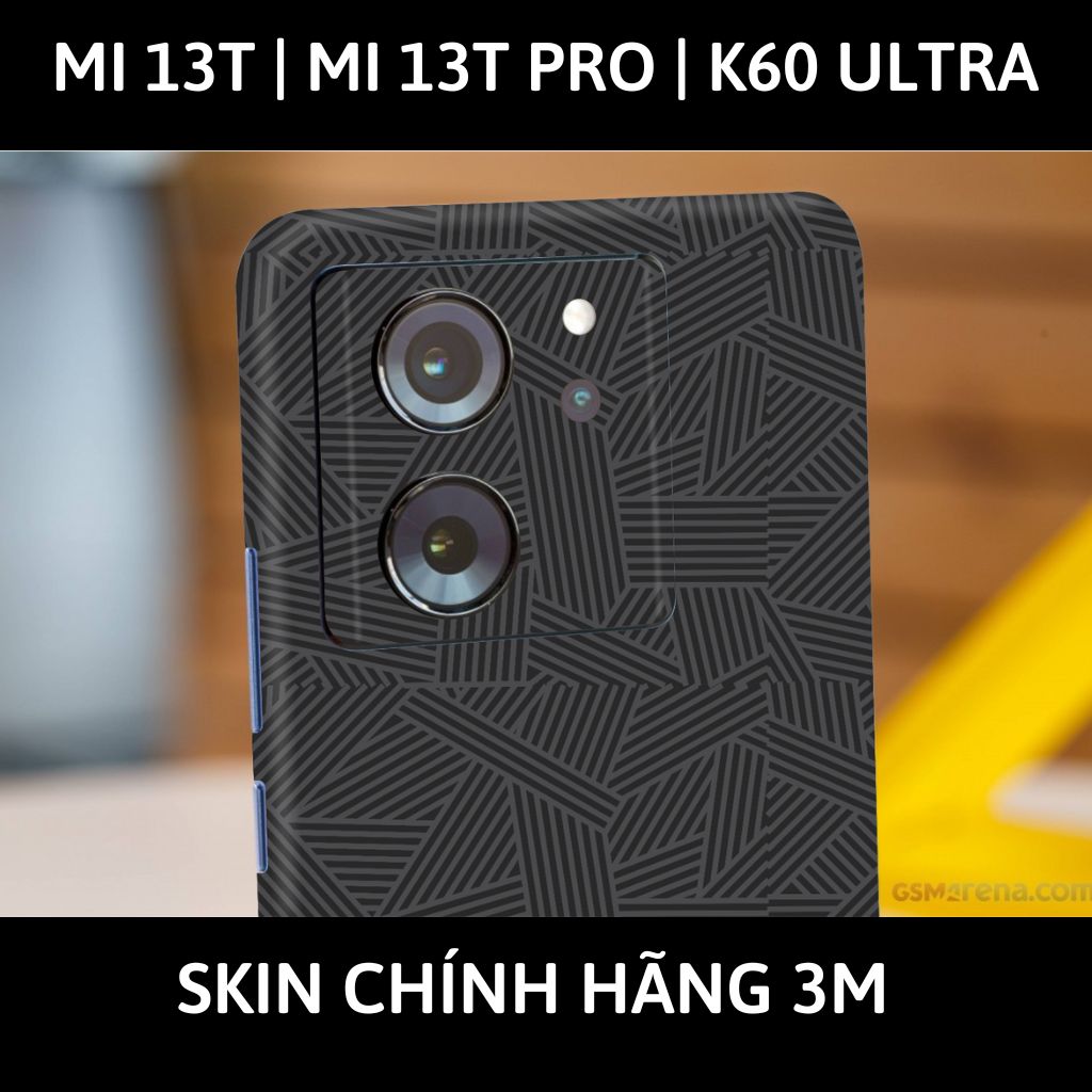 Dán skin điện thoại Mi 13T | Mi 13T Pro  | K60 Ultra full body và camera nhập khẩu chính hãng USA phụ kiện điện thoại huỳnh tân store -  PATTEN TEXTURE 06 - Warp Skin Collection