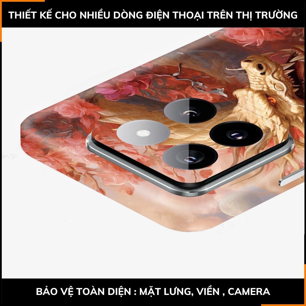 Dán skin điện thoại Xiaomi Mi 14 , Mi 14 Pro full body và camera nhập khẩu chính hãng USA in hình NEW YEAR 2024 - SKD Q10 phụ kiện điện thoại huỳnh tân store