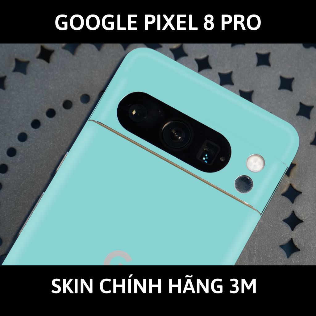 Dán skin điện thoại Pixel 8, Pixel 8 Pro full body và camera nhập khẩu chính hãng USA phụ kiện điện thoại huỳnh tân store - PASTEL SKY BLUE - Warp Skin Collection