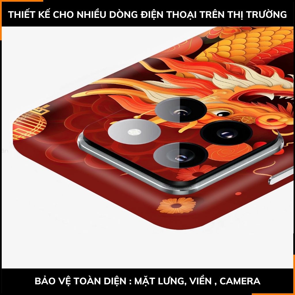 Dán skin điện thoại Xiaomi Mi 14 , Mi 14 Pro full body và camera nhập khẩu chính hãng USA in hình NEW YEAR 2024 - SKD Q15 phụ kiện điện thoại huỳnh tân store