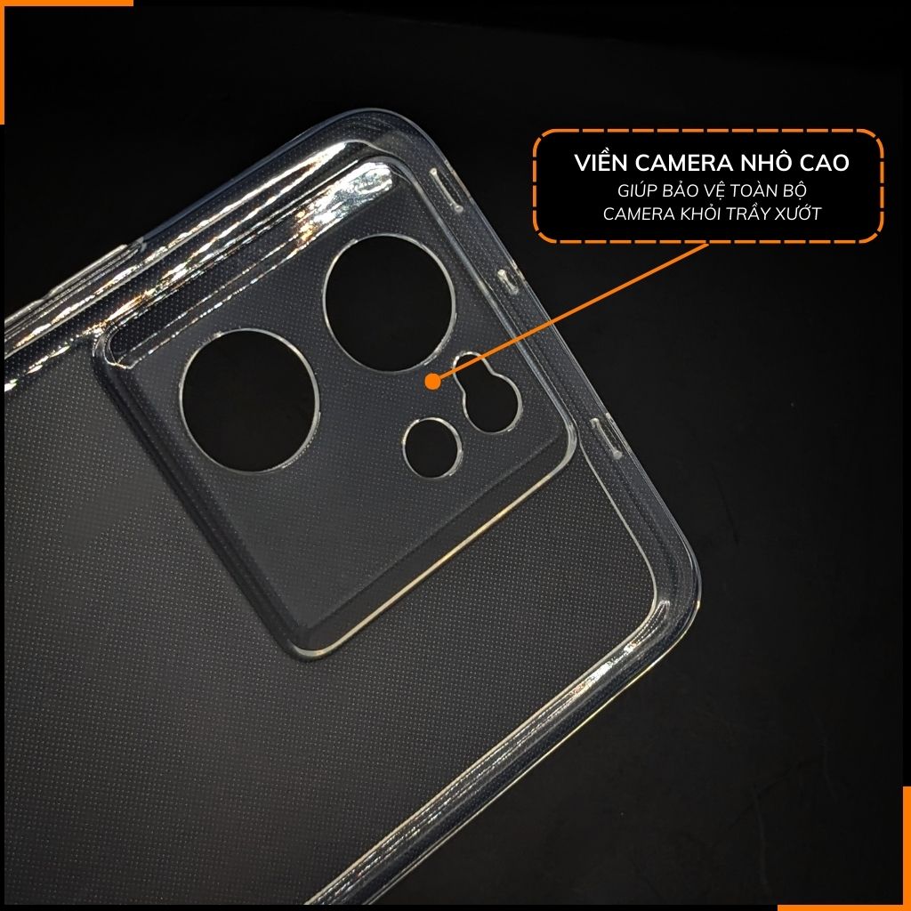 Ốp lưng xiaomi redmi k60 ultra GOR trong suốt chính hãng bảo vệ camera phụ kiện huỳnh tân store