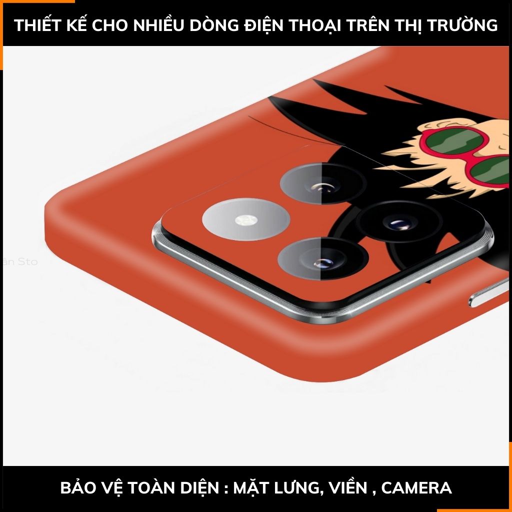 Dán skin điện thoại Xiaomi Mi 14 , Mi 14 Pro full body và camera nhập khẩu chính hãng USA in hình Dragon Ball - SKD D11 phụ kiện điện thoại huỳnh tân store