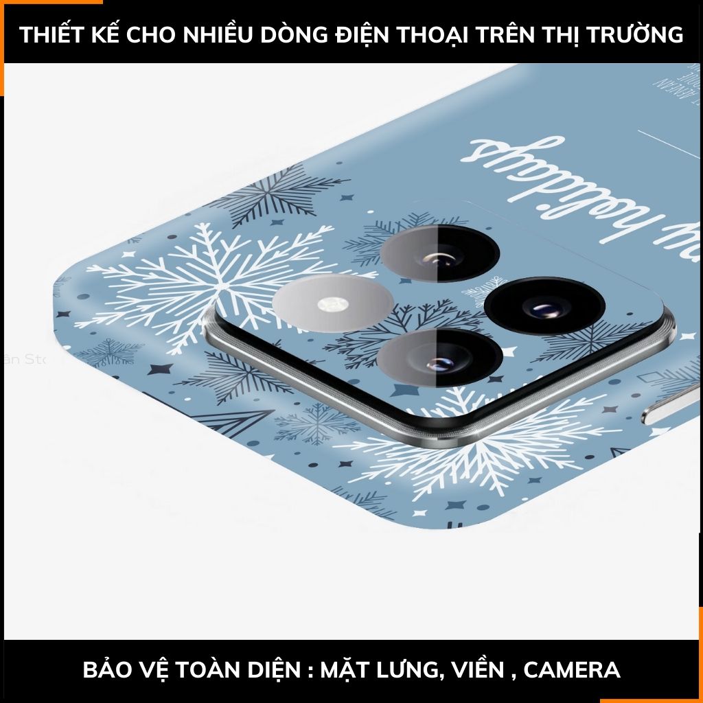 Dán skin điện thoại Xiaomi Mi 14 , Mi 14 Pro full body và camera nhập khẩu chính hãng USA in hình MERRY CHRISTMAS - SKD P13 phụ kiện điện thoại huỳnh tân store