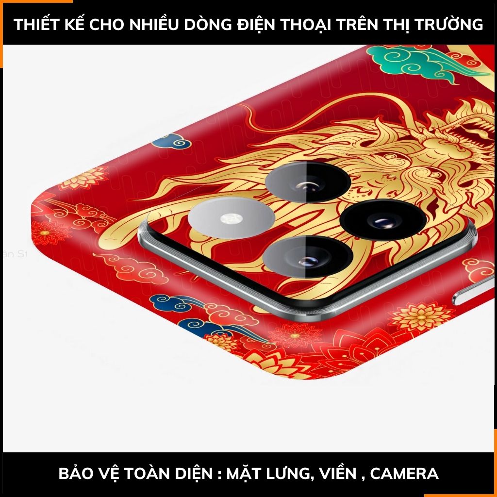 Dán skin điện thoại Xiaomi Mi 14 , Mi 14 Pro full body và camera nhập khẩu chính hãng USA in hình NEW YEAR 2024 - SKD Q34 phụ kiện điện thoại huỳnh tân store