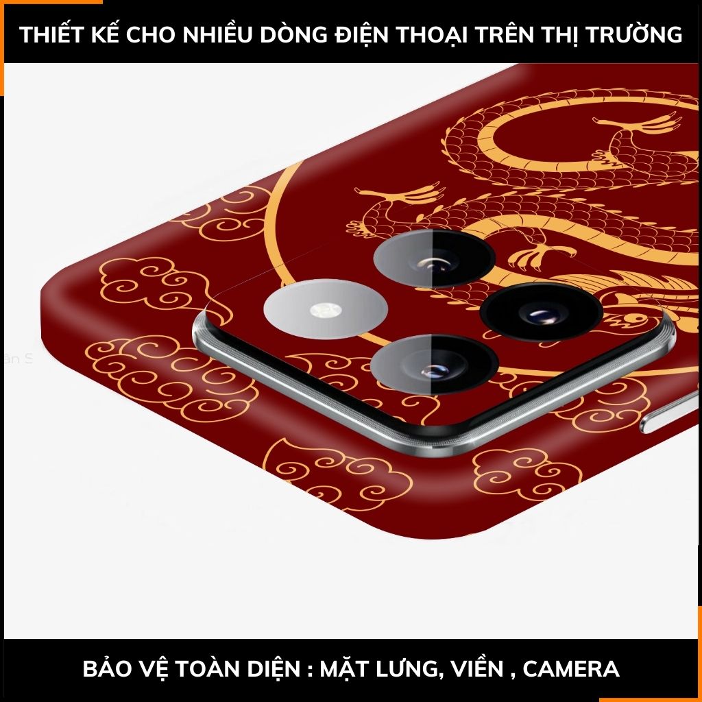 Dán skin điện thoại Xiaomi Mi 14 , Mi 14 Pro full body và camera nhập khẩu chính hãng USA in hình NEW YEAR 2024 - SKD Q09 phụ kiện điện thoại huỳnh tân store