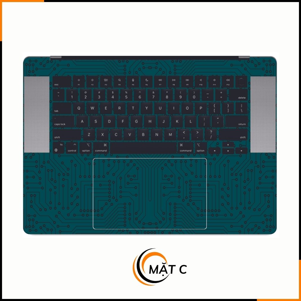 Dán skin macbook pro, macbook air chính hãng 3M nhập khẩu USA - SKIN 3M - MACBOOK - ELECTRIC GREEN  - SK B01 04 phụ kiện điện thoại huỳnh tân store