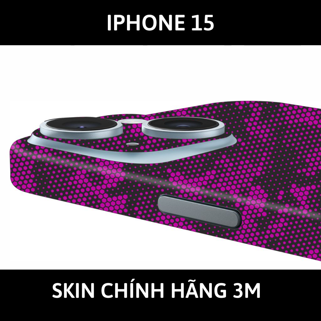 Dán skin điện thoại Iphone 15, Iphone 15 Plus full body và camera nhập khẩu chính hãng USA phụ kiện điện thoại huỳnh tân store - MAMBA PURPLE - Warp Skin Collection