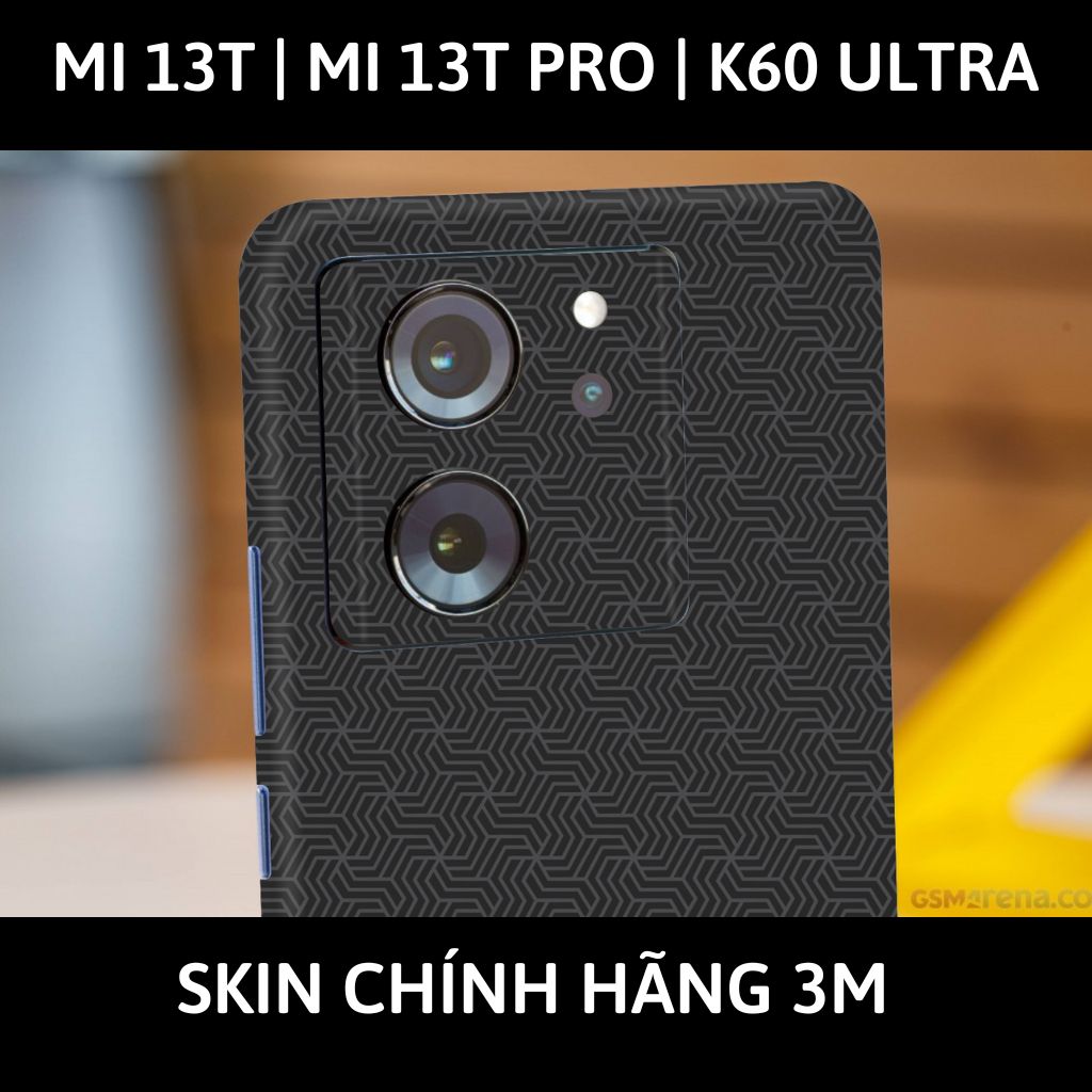 Dán skin điện thoại Mi 13T | Mi 13T Pro  | K60 Ultra full body và camera nhập khẩu chính hãng USA phụ kiện điện thoại huỳnh tân store -  PATTEN TEXTURE 04 - Warp Skin Collection