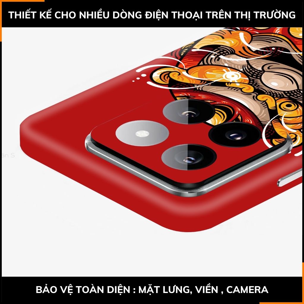 Dán skin điện thoại Xiaomi Mi 14 , Mi 14 Pro full body và camera nhập khẩu chính hãng USA in hình NEW YEAR 2024 - SKD Q20 phụ kiện điện thoại huỳnh tân store