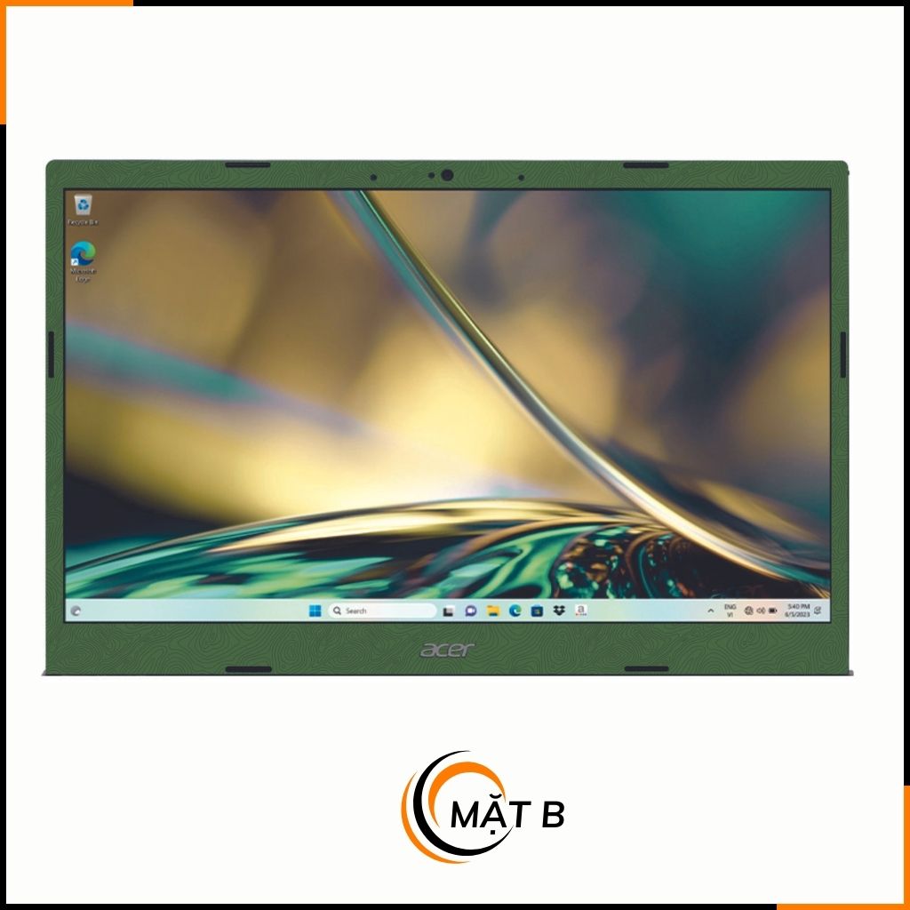 Dán skin laptop asus, dell , acer, hp, msi chính hãng ORAFOL nhập khẩu ĐỨC - SKIN 3M - LAPTOP - MAP GREEN - SK B13 05 phụ kiện điện thoại huỳnh tân store