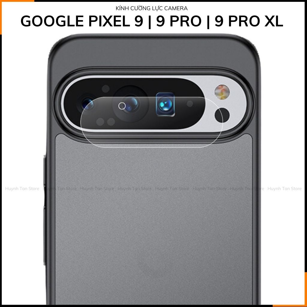 Kinh cường lực Camera Google Pixel 9 Pixel 9 pro 9 pro xl trong suốt vát 2,5D chống va đập, chống trầy xướt