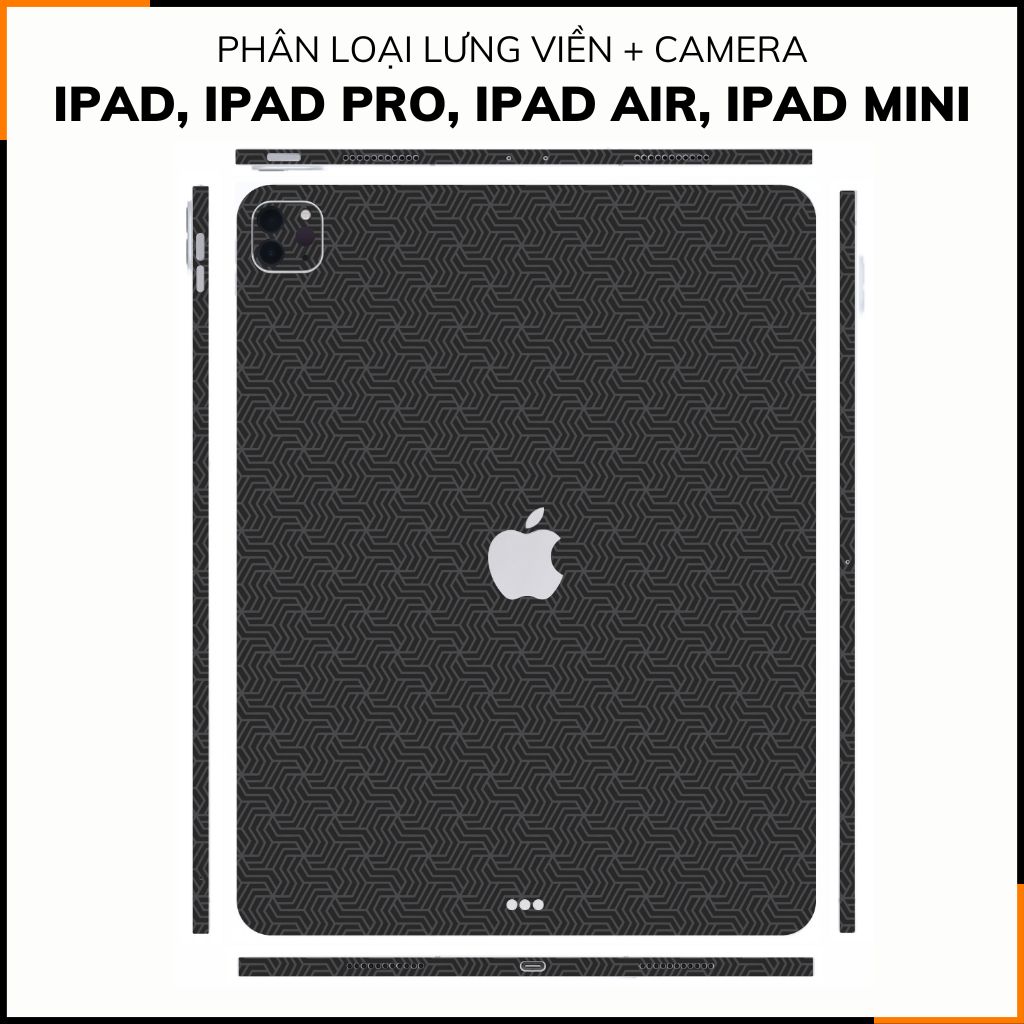 Dán skin ipad , ipad pro, ipad air , ipad mini full body và camera chính hãng 3M - PATTEN TEXTURE 04 - SK-B05-04 phụ kiện điện thoại huỳnh tân store