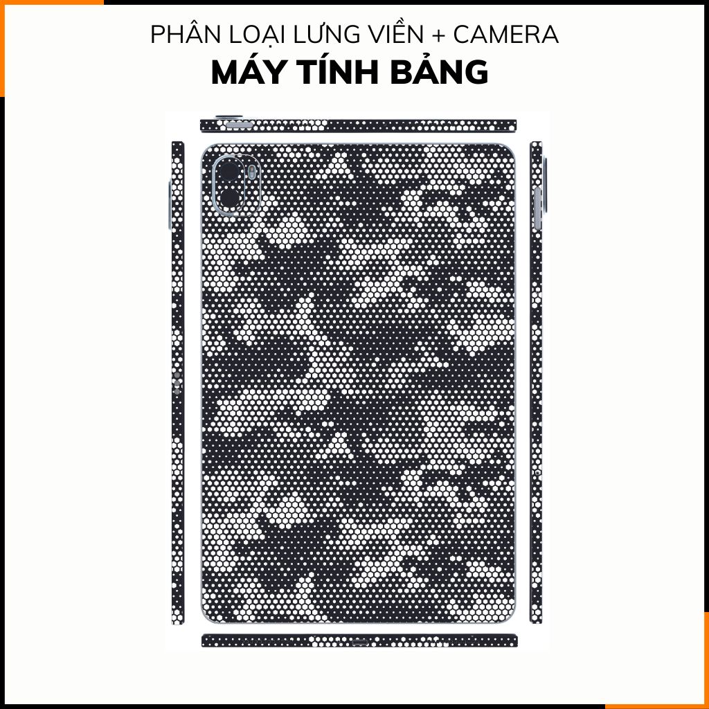 Dán skin máy tính bảng xiaomi, huawei, oppo, lenovo, google, microsoft, vivo  full body và camera chính hãng ORAFOL nhập khẩu từ ĐỨC MÁY TÍNH BẢNG  - MAMBA WHITE -  SK B03 05 phụ kiện điện thoại huỳnh tân store