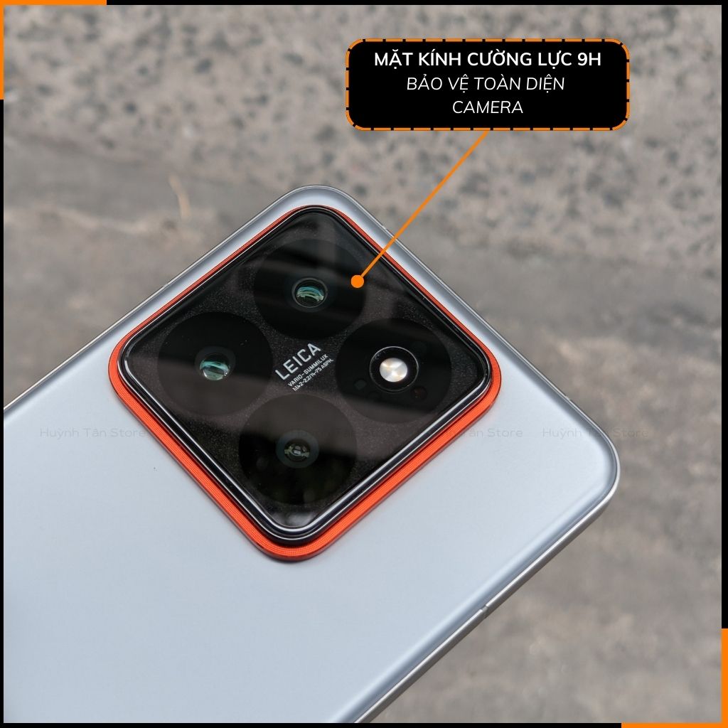 Kính cường lực camera xiaomi mi 14 pro trong suốt bảo vệ cụm camera phụ kiện huỳnh tân store