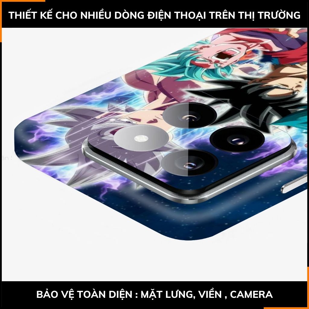 Dán skin điện thoại Xiaomi Mi 14 , Mi 14 Pro full body và camera nhập khẩu chính hãng USA in hình Dragon Ball - SKD D07 phụ kiện điện thoại huỳnh tân store