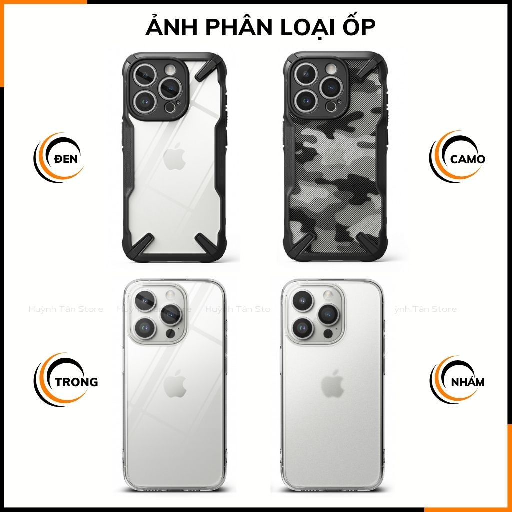 Ốp lưng iphone 15 pro max RINGKE chính hãng trong suốt chống sốc FUSION chống ố vàng phụ kiện điện thoại huỳnh tân