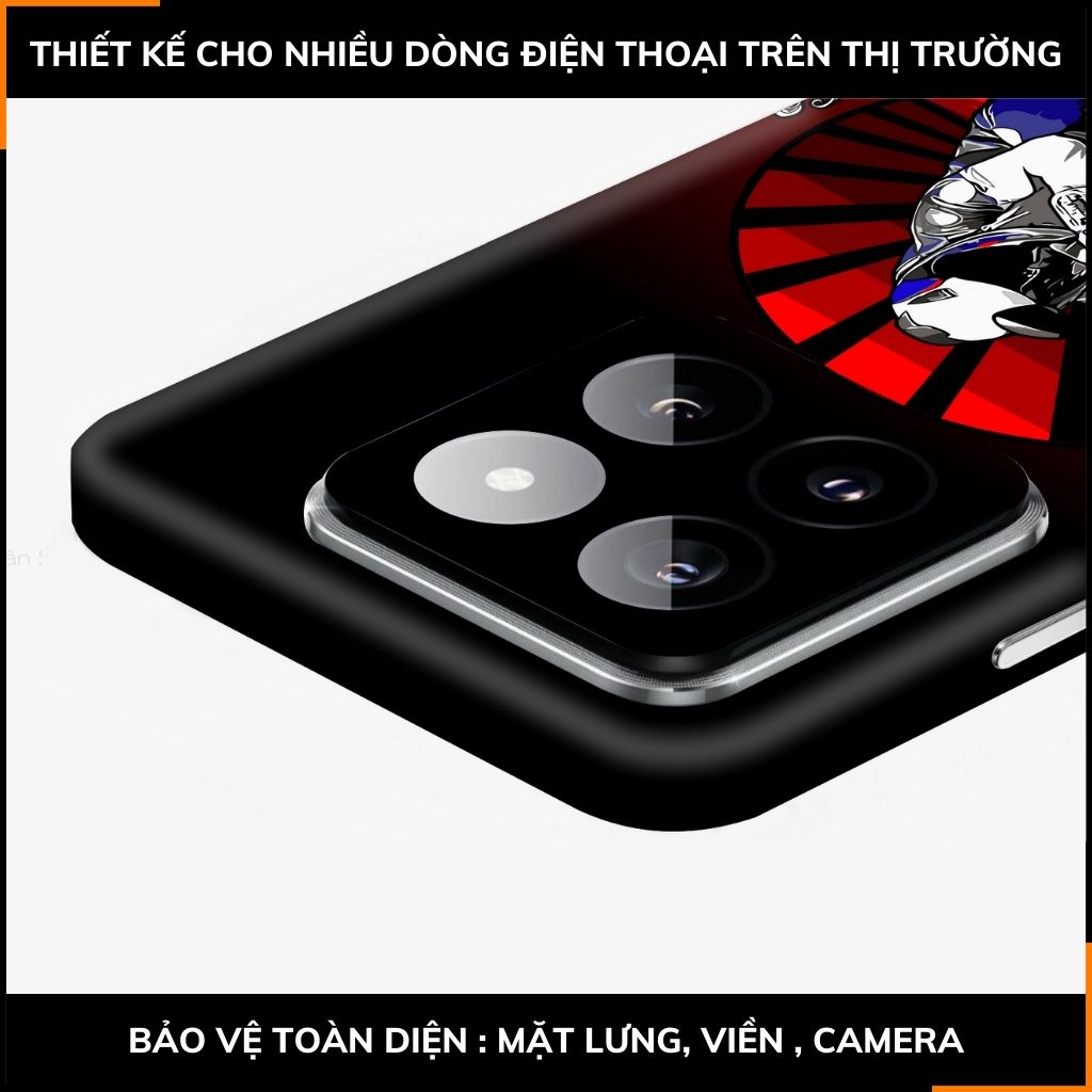 Dán skin điện thoại Xiaomi Mi 14 , Mi 14 Pro full body và camera nhập khẩu chính hãng USA in hình  Motobiker - SKD - C01 phụ kiện điện thoại huỳnh tân store