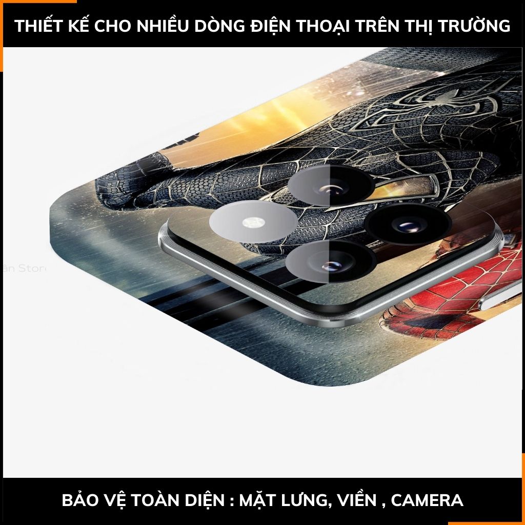 Dán skin điện thoại Xiaomi Mi 14 , Mi 14 Pro full body và camera nhập khẩu chính hãng USA in hình MERRY SPIDER MAN - SKD V14 phụ kiện điện thoại huỳnh tân store