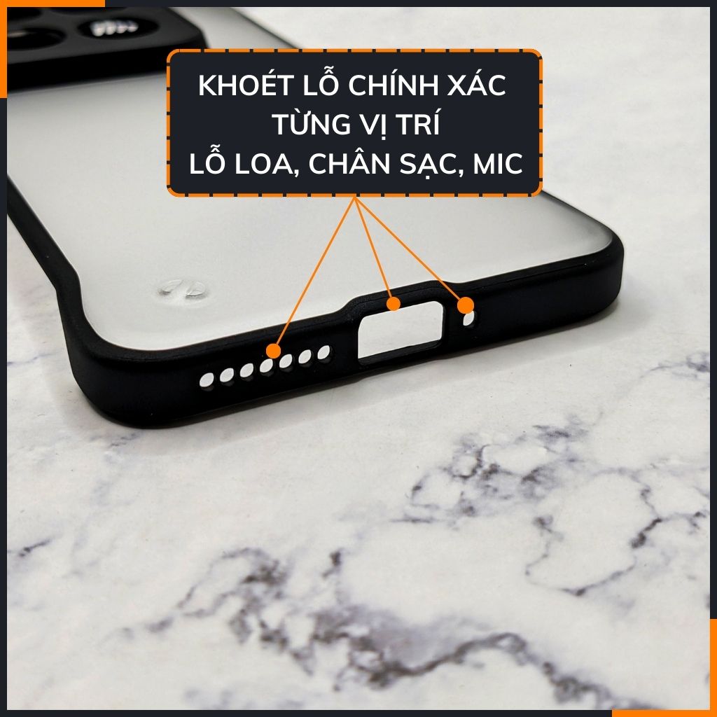 Ốp lưng xiaomi mi 14 pro nửa cạnh lưng nhám chống bám vân tay bảo vệ camera phụ kiện điện thoại huỳnh tân store