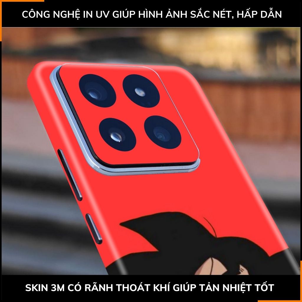 Dán skin điện thoại Xiaomi Mi 14 , Mi 14 Pro full body và camera nhập khẩu chính hãng USA in hình Dragon Ball - SKD D13 phụ kiện điện thoại huỳnh tân store