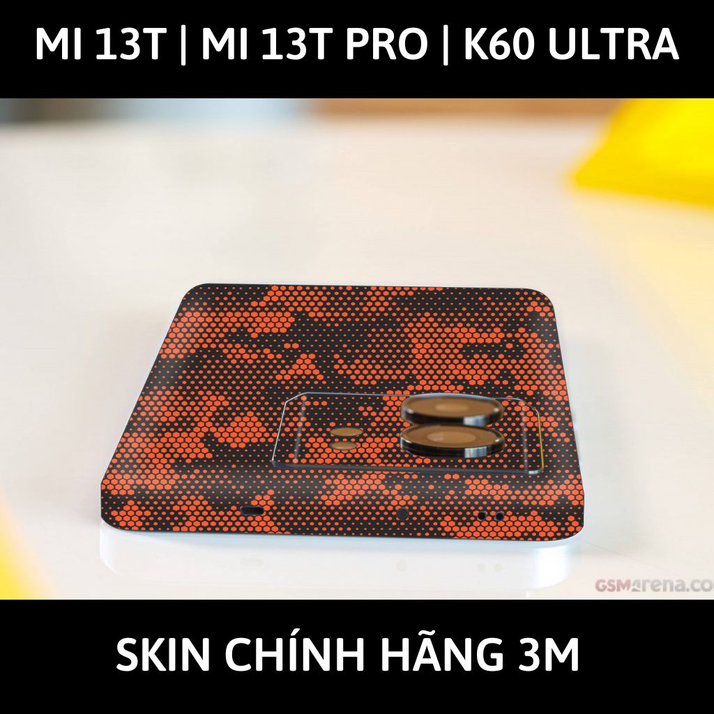 Dán skin điện thoại Mi 13T | Mi 13T Pro  | K60 Ultra full body và camera nhập khẩu chính hãng USA phụ kiện điện thoại huỳnh tân store - MAMBA ORANGE - Warp Skin Collection