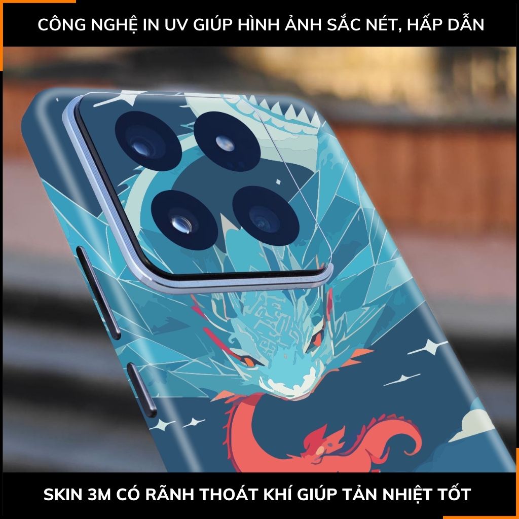 Dán skin điện thoại Xiaomi Mi 14 , Mi 14 Pro full body và camera nhập khẩu chính hãng USA in hình NEW YEAR 2024 - SKD Q08 phụ kiện điện thoại huỳnh tân store